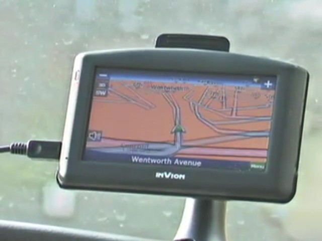 InVion&reg; 4 3/10&quot; Touch Screen GPS Navigation Unit - image 2 from the video